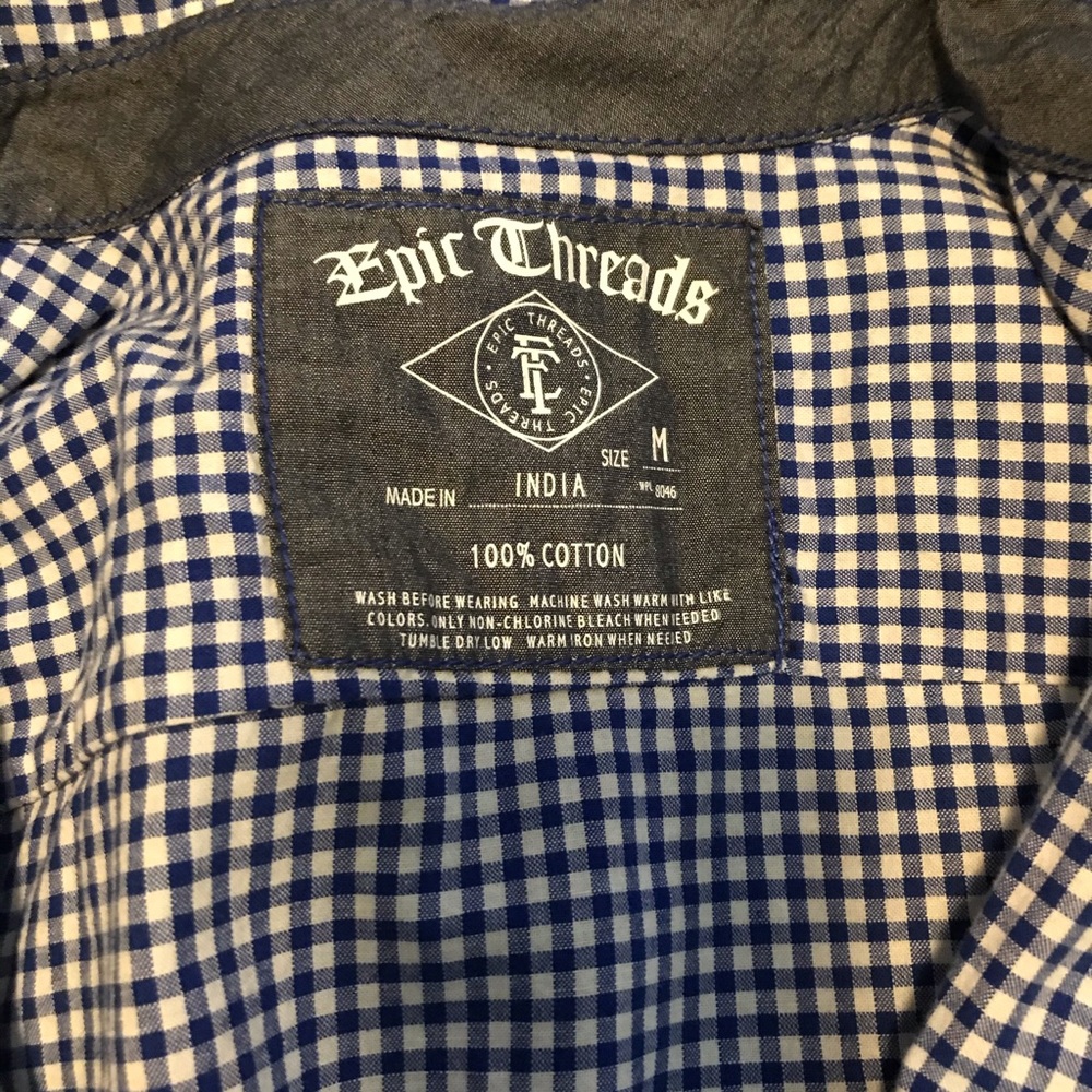 Gingham button down - Picture 3 of 3